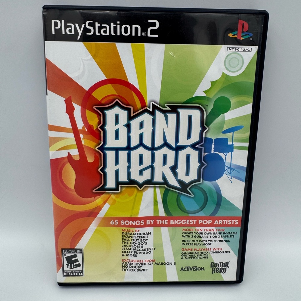 Band Hero PS2 Tested Complete Taylor Swift Guitar Hero Style Game